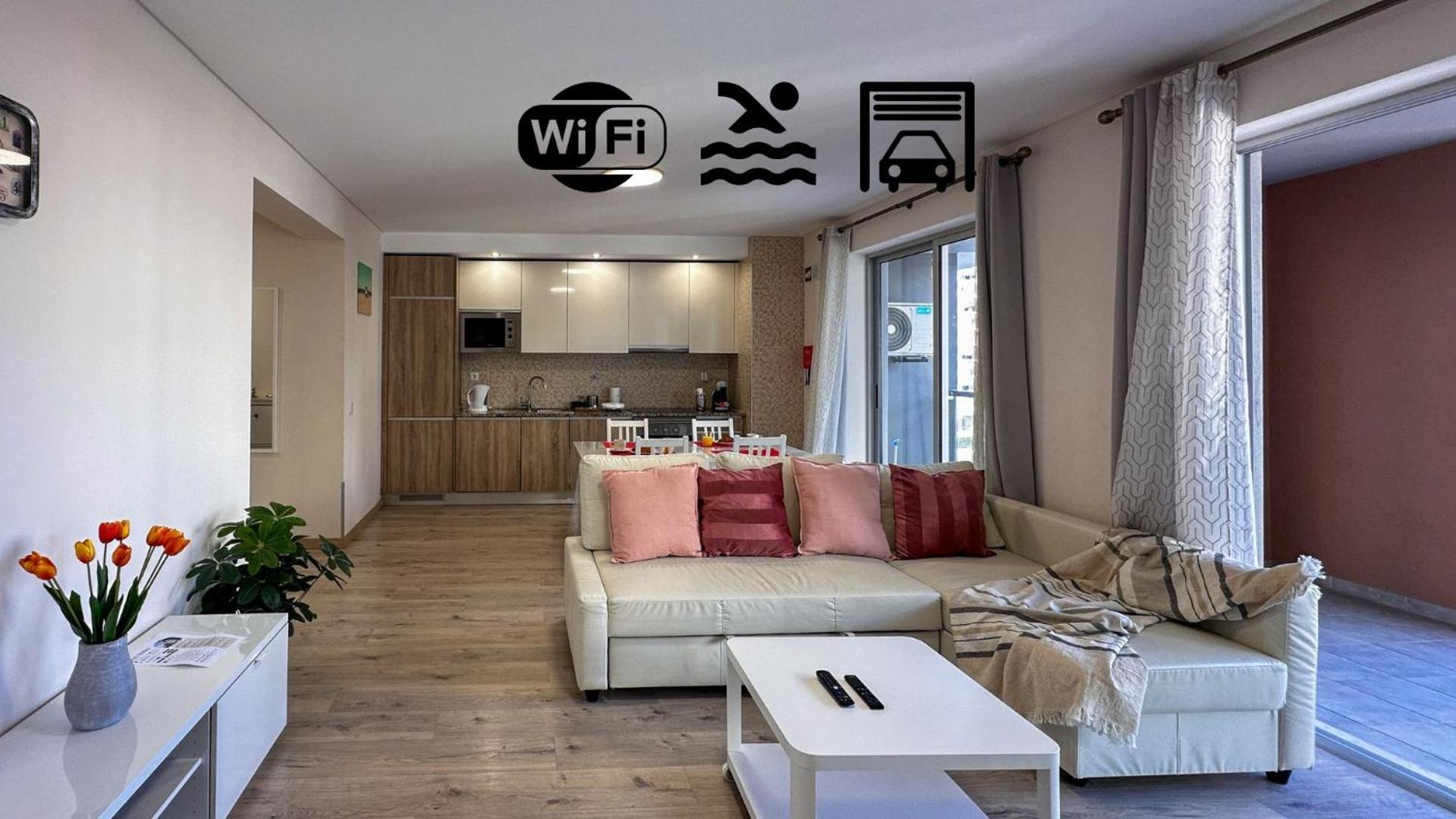 Apartamento Elegante Com Garagem E Piscina Na Praia Da Rocha Портиман Экстерьер фото